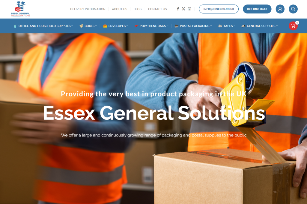 Essexgs.co.uk – sukurta svetainė