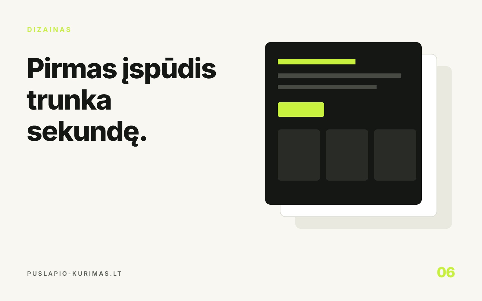 Internetinės svetainės dizainas